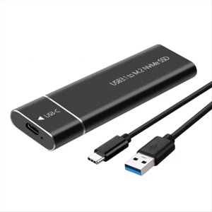 M.2 SSD Pièce jointe NVME Stockage externe USB3.1 HDD étui 10Gbps PCIe SSD Boîte pour NVME SATA SSD Disque dur