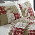 thumbnail image 5 of Eddie Bauer Home | Camino Island Collection | 100% Cotton Reversible & Light-Weight Quilt Bedspread with Matching Shams, 3-Piece Bedding Set, Pre-Washed for Extra Comfort, King, Red, 5 of 5