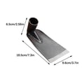 thumbnail image 3 of EGNMCR Outdoor Agricultural Tools Forging Weeding Hoe For Planting Vegetables Flower Hoes a hoe, 3 of 5
