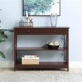 thumbnail image 1 of Convenience Concepts Omega Storage Console Table in Espresso Wood Finish, 1 of 8