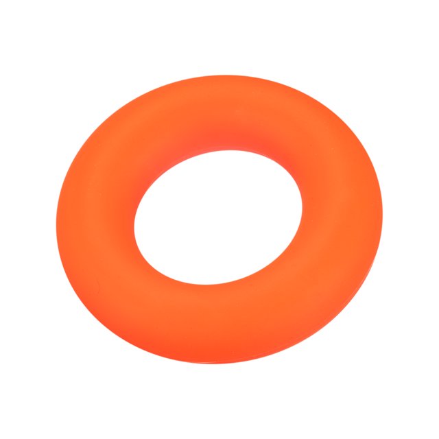 Unique Bargains 2.76' 50 Lbs Orange Hand Grip Strengthener Hand Grip Rings for Strength Training