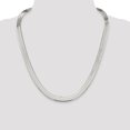 thumbnail image 2 of 925 Sterling Silver 8.75mm Magic Herringbone Chain 18 Inch, 2 of 5