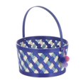 thumbnail image 1 of Easter Bamboo Blue Basket, 1 of 1
