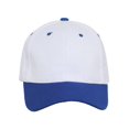 thumbnail image 2 of Casquette de Baseball Bicolore Ajustable, Blanc/royal, 2 of 2