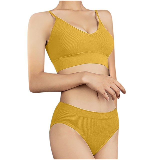 Birdeem Soutien-Gorge pour Femmes Sans Coutures Grande Taille Dos Échancré Sans Traces Aguichant Dos Froncé sous-Vêtements Ensemble de sous-Vêtements Deux Pièces