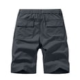 thumbnail image 3 of KIHOUT Mens Casual Athletic Shorts - Cotton Summer Beach Solid Color Golf Cargo Shorts with Multi Pockets, 3 of 3