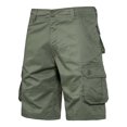thumbnail image 1 of Sentmoon Mens Cargo Shorts High Waist Beach Shorts Loose Solid Color Button 2025 Summer Gym Shorts Multi Pocket Man Comfy for Sports Running Army Green 32, 1 of 5