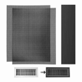 thumbnail image 1 of 400X300mm DIY Floor Register Vent Cover, 2Pack PVC Magnetic Vent Cover Floor Register Trap AC Screen Mesh, 1 of 6