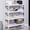 🔥 White, variant on YYV Shoe Rack With Roller Shoes Storage Rack Long Shoes Rack for Sports Shoes and Boots Stackable Independent Shoe Rack Entrance Garage Small Space Dormitory White
