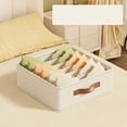 thumbnail image 1 of Foldable Fabric Underwear Storage Box - Drawer organizer for Undergarments Multi-Compartment Closet organizer Space Saving Wardrobe, JKODE, 1 of 8