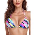thumbnail image 4 of RELLECIGA Women's Triangle Bikini Top Swimsuit Swimwear, 4 of 6