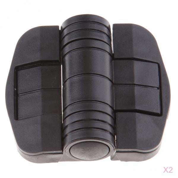 2x Marine Gate Door Hinge - Detented Open Angle Position Control Hinges Replaces for C6-1 (Black)
