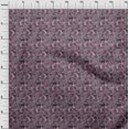 thumbnail image 4 of oneOone Polyester Spandex Purple Fabric Tropical Craft Projects Decor Fabric Printed By The Yard 56 Inch Wide, 4 of 5