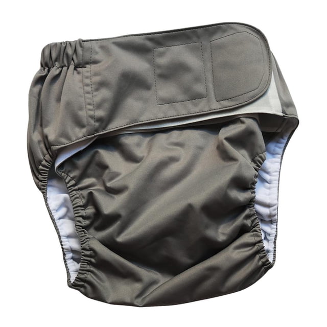 Waterproof Adult Incontinence Diaper Pants Incontinence With , Washable \u0026 Gray