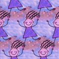 thumbnail image 1 of Ahgly Company Machine Washable Indoor Square Transitional Dark Orchid Purple Area Rugs, 4' Square, 1 of 7