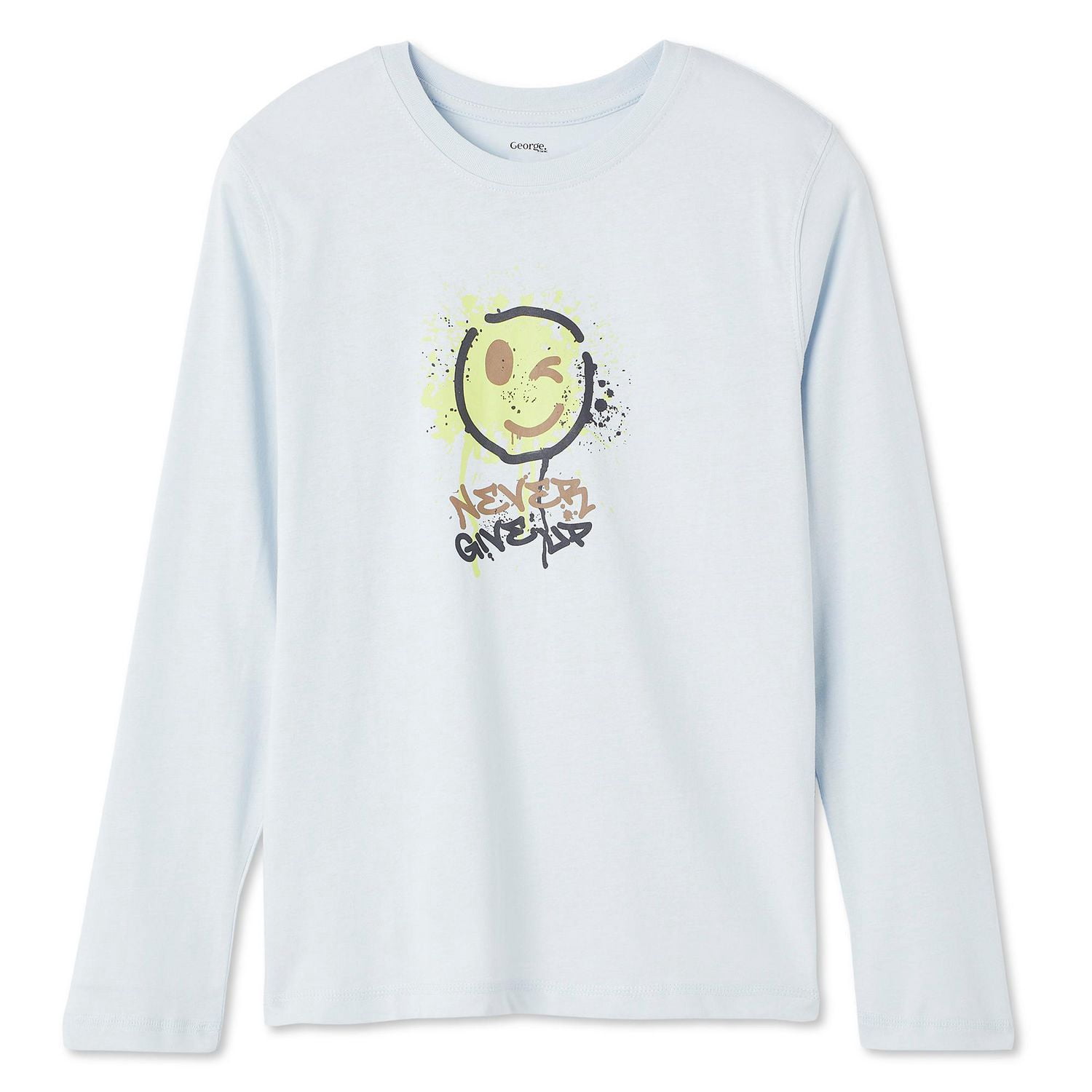 T-shirt à manches longues avec imprimé graphique George pour garçons