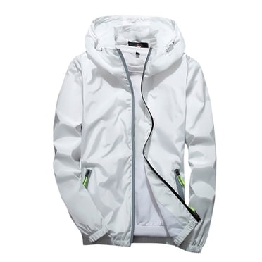 Pisexur Manteau de Pluie Imperméable pour Homme Léger à Capuche en Coquille Souple Imperméable Coupe-Vent Manteau Léger Fermeture Éclair Complète Randonnée Travail Voyage