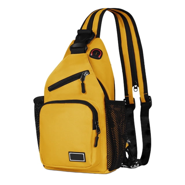 EGNMCR Women's Adjustable Crossbody Bag Convertible Chest Shoulder Bag With Multiple Pockets Nylon Backpack