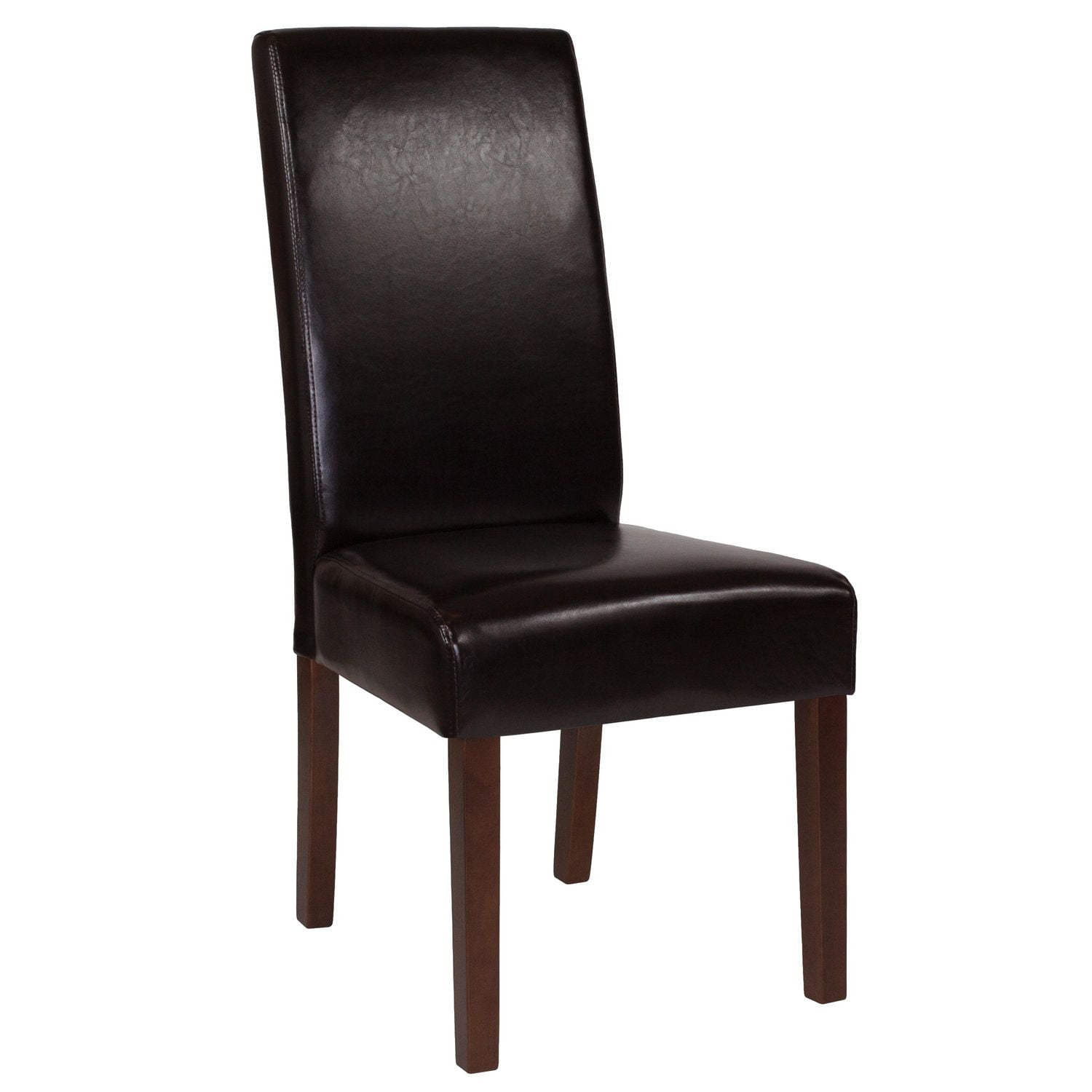 Chaise Parsons de la série Greenwich en LeatherSoft brun