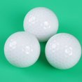thumbnail image 3 of LOVEVER Dual-Layer Indoor-Outdoor Training Aids 3-Piece Practice Golf Balls, 3 of 8