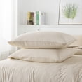 thumbnail image 4 of JML Ensemble de Couette Grand, Ensemble de Lit 8 Pcs en Microfibre Douce Teintée Cationique, Kaki, 4 of 7