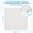 thumbnail image 2 of Uxcell Canvas for Painting, 15 Pack 3x3" Blank Cotton Canvas for Various Paints, 2 of 6