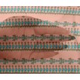 thumbnail image 4 of oneOone Viscose Chiffon Fabric Floral & Flying Swan Block Printed Craft Fabric BTY 42 Inch Wide, 4 of 4
