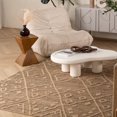 thumbnail image 4 of Rug Branch Hogar Abstract Indoor Outdoor Area Rug, Brown Beige, Boho - Living Room, Bedroom, Dining Room, and Kitchen, 4 of 9