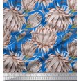 thumbnail image 1 of Soimoi Rayon Fabric Clover Flower Printed Fabric 1 Yard 56 Inch Wide, 1 of 1