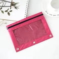 thumbnail image 1 of Fridja Transparent PVC Zipper Binder with Detachable Folder, Assorted Colors, 1 of 2