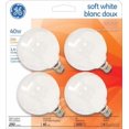 thumbnail image 1 of GE Lighting Canada 40W G16.5 Soft White Bulbs, 1 of 1