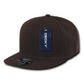 thumbnail image 2 of Decky RP1-PL-BRN-22 Retro Fitted Caps Brown - 6.86, 2 of 4