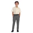 thumbnail image 2 of Gioberti Boys Flat Front Dress Pants Gray 3T, 2 of 5