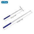 thumbnail image 2 of Unique Bargains 5 Feet Extendable Portable Telescopic Handheld Tour Flag Pole, Blue 2 Pack, 2 of 6