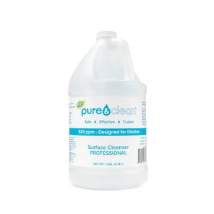 PURE & CLEAN Multi Surface Cleaner Solution de nettoyage de l'acide hypochloroique Powerful HOCl pour une utilisation sur la plupart des surfaces tout but
