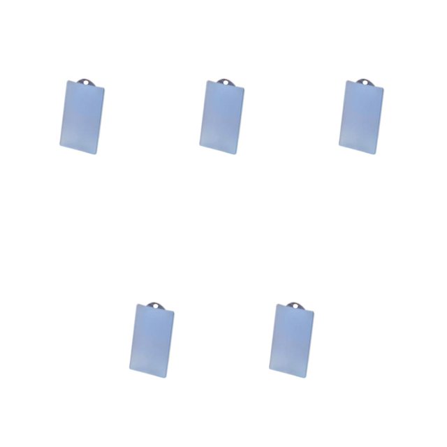 crativent Slim PVC Transparent IC Card Bus Card Credit Card Bus Card Credit Card Cover Case Holder Without Rope 2 5Set