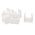 thumbnail image 1 of Unique Bargains 6 Pcs Pinces de Tuyau en PVC Diamètre 23mm Connecteurs Blancs, 1 of 5