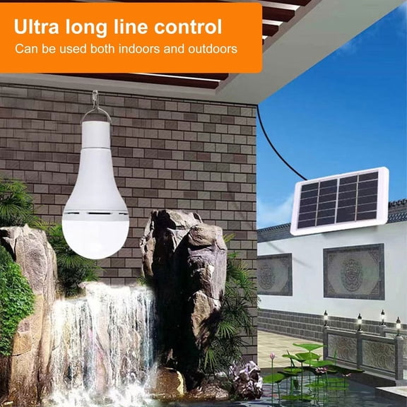 Lampe de Camping à DEL à Énergie Solaire avec Modes Réglables Lumière d'Urgence pour Pannes de Courant Homologuée IP65 pour Usage Intérieur Extérieur Batterie Longue Durée Fonction Minuterie