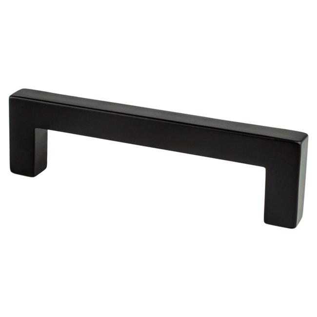Berenson 9011-4055-P 96 mm Contemporary Advantage One CC Matte Black Square Pull