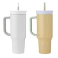 thumbnail image 1 of Owala Insulated Travel Mugs, 40 oz / 1185 mL, 2‑Pack – Splash‑Resistant, Stainless Steel, 2‑in‑1 Lid, 1 of 4