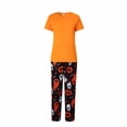 thumbnail image 3 of TIMIFIS Pyjamas d'Halloween Assortis pour la Famille Ensembles Assortis 2 Pcs Pyjamas d'Halloween Pyjama à Manches Longues Combinaison de Nuit Toile d'Araignée Fantômes Citrouille Squelette Haut et Pantalon Tenue Vêtements de Maison Ensemble de Pyjamas des Fêtes -, 3 of 6