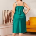 thumbnail image 4 of Timegard Vêtements de Nuit pour Femmes Nuisettes Sans Manches à Col Bénitier Douces à Bretelles Spaghetti Ajustables Robe de Nuit, 4 of 4