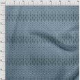 thumbnail image 3 of oneOone Viscose Jersey Fabric Stripe & Paisley Ikat Printed Craft Fabric BTY 60 Inch Wide, 3 of 5
