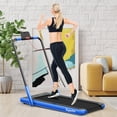 thumbnail image 2 of SuperFit 2.25HP 2 in 1 Folding Under Desk Treadmill Remote Control APP, 2 of 9