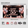 thumbnail image 1 of Decorative Design Birthday Party Banner Celebration Backdrop for Birthday Party Indoor Decoration Photo Shoot, 1 of 5
