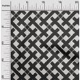 thumbnail image 2 of oneOone Velvet Black Fabric Check Sewing Material Print Fabric By The Yard 58 Inch Wide, 2 of 4