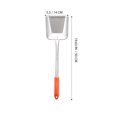 thumbnail image 2 of 1Pc Stainless Steel Oil Slag Scoop Oil Filter Sieve Dregs Shovel (Silver), 2 of 8