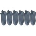 thumbnail image 2 of ylioge 6 Pack Mens Ankle Socks Lightweight Solid Breathable Multipack Non-Slip Low Cut Sock, 2 of 8