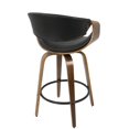 thumbnail image 2 of Tabouret de comptoir moderne milieu-du-siècle Symphony, de LumiSource, 2 of 8