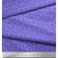 thumbnail image 2 of Soimoi Purple Poly Georgette Fabric Brush Stroke Abstract Print Fabric by Yard 42 Inch Wide, 2 of 3
